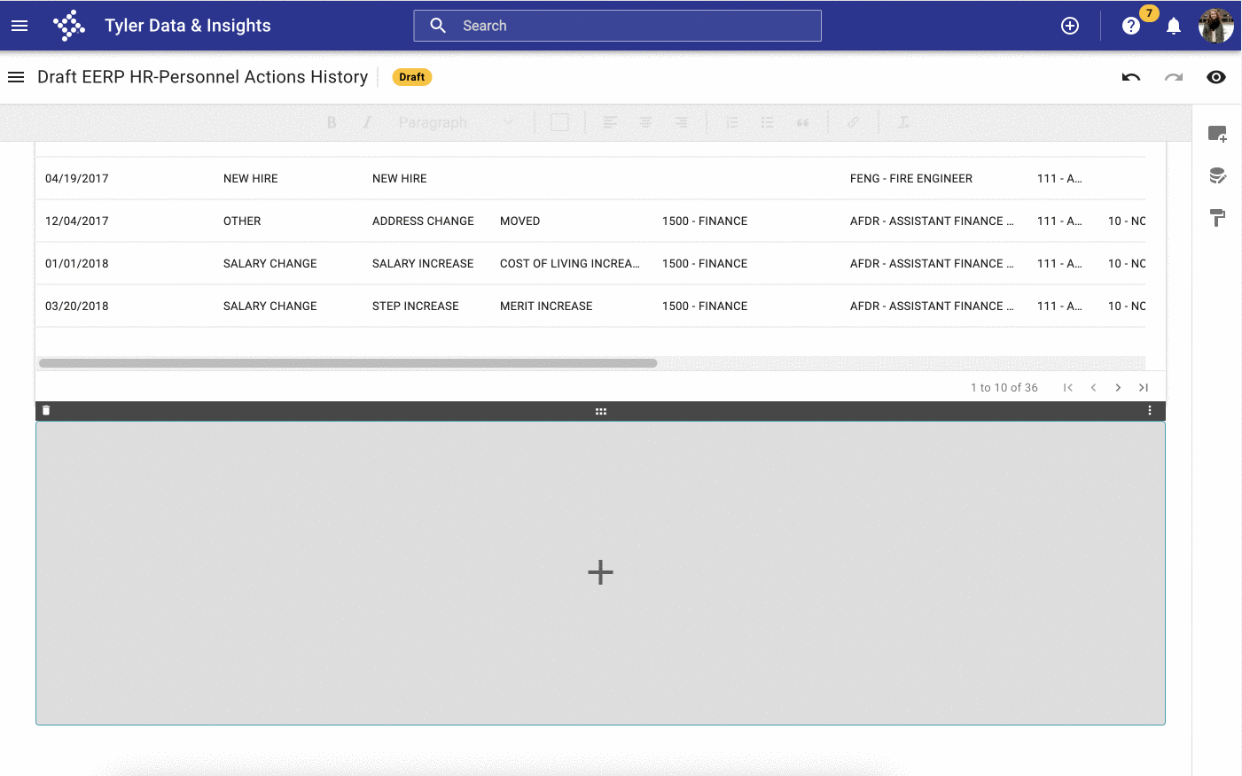 create a table in a story.gif